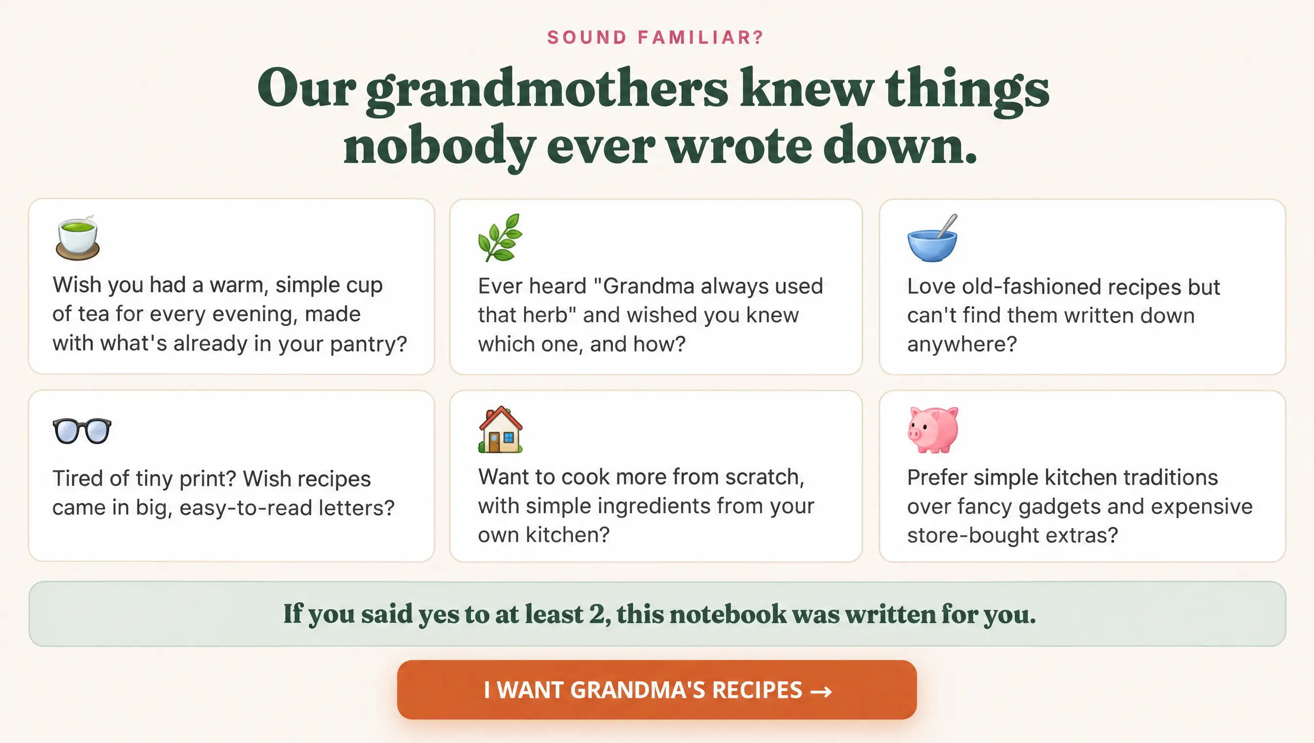 Our grandmothers knew things nobody ever wrote down