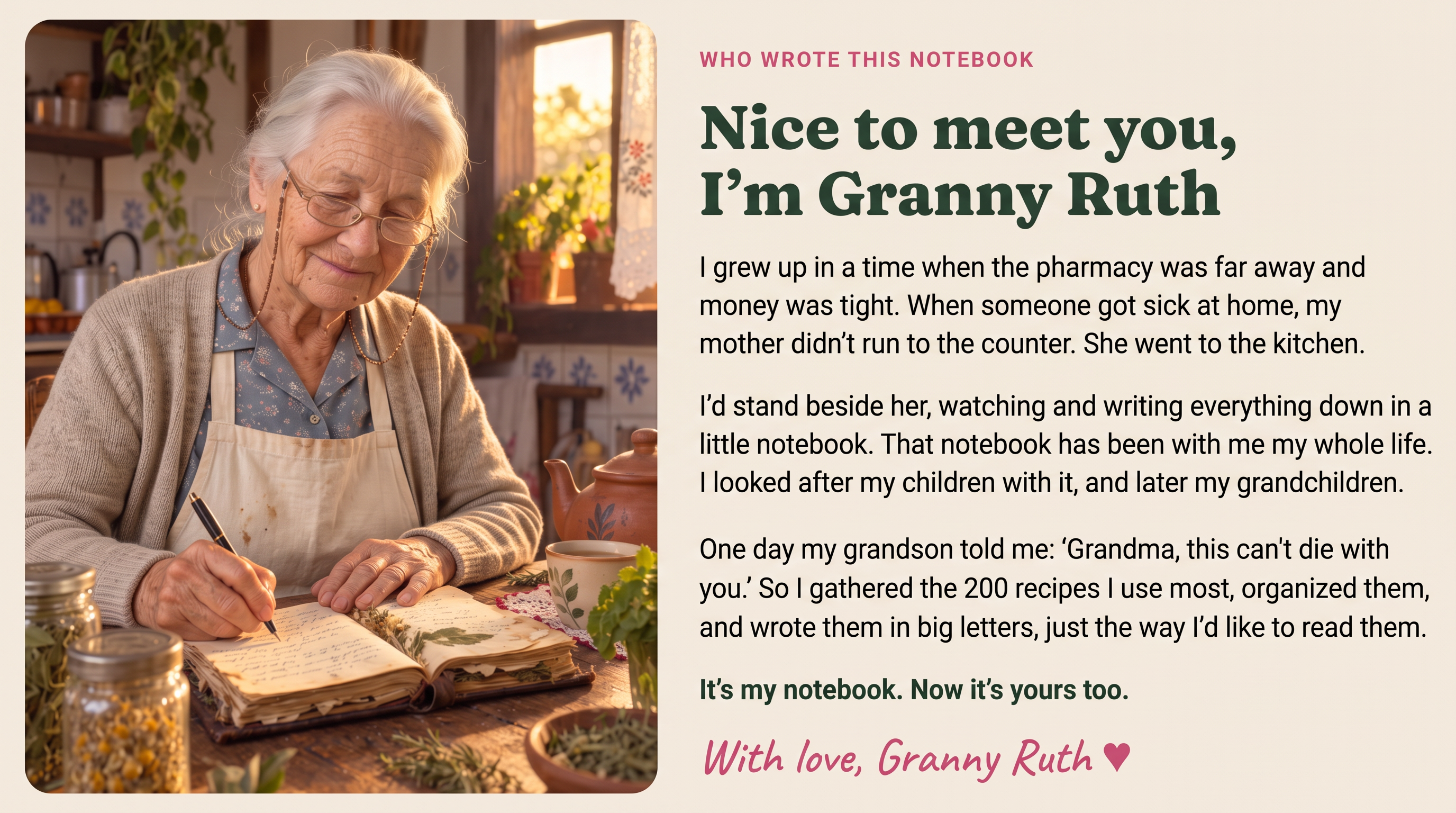 Granny Ruth and the story behind her notebook
